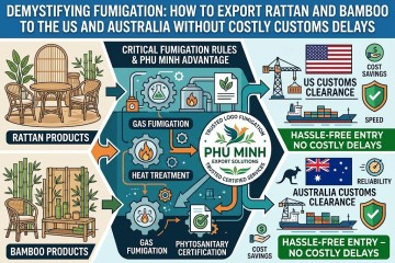 Zero Customs Rejections: The Ultimate B2B Guide to Fumigation Regulations for Rattan and Bamboo Exports to the US and Australia